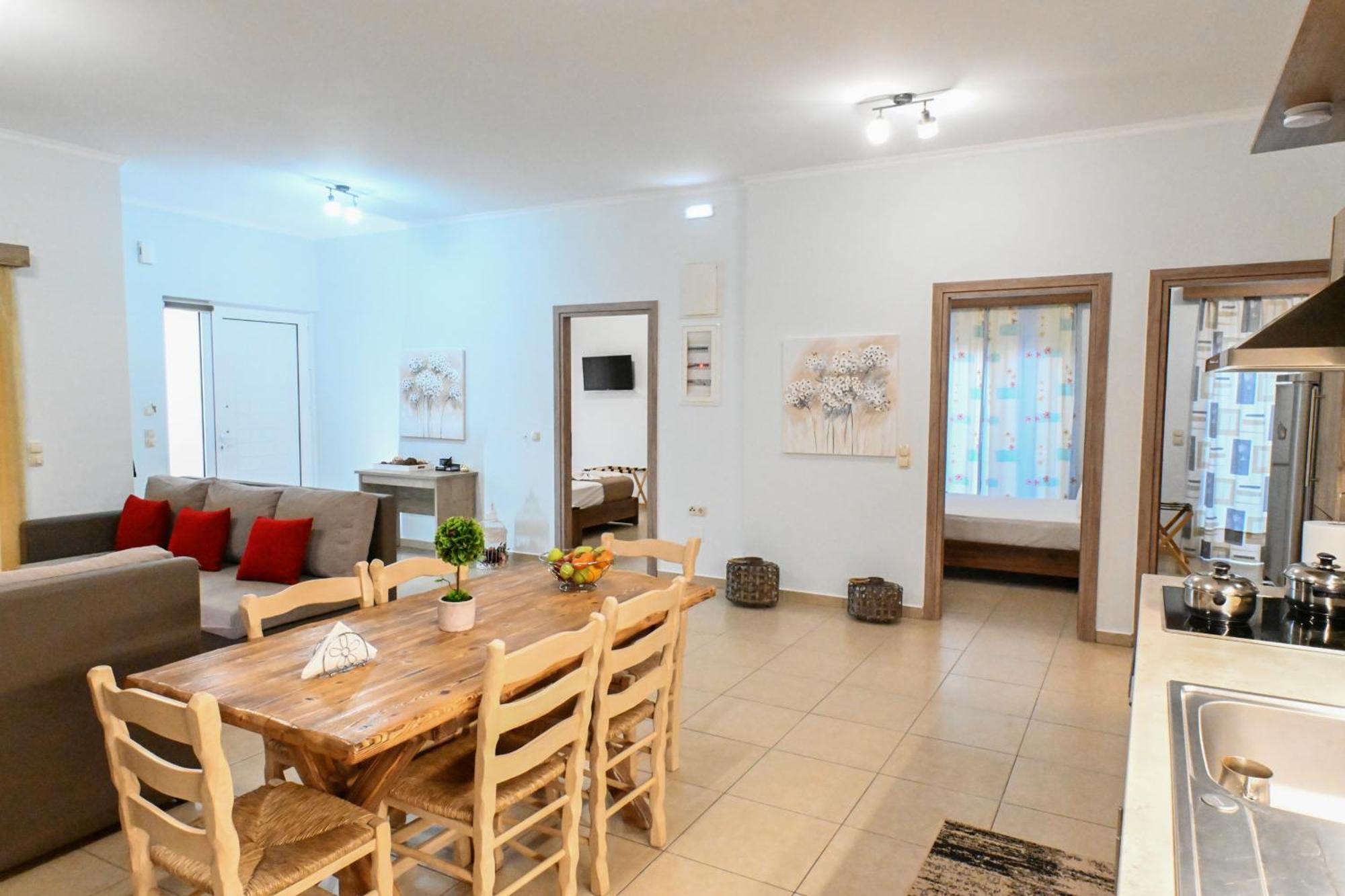 Stelios & Stavros Apartment กิสเซมอส ภายนอก รูปภาพ